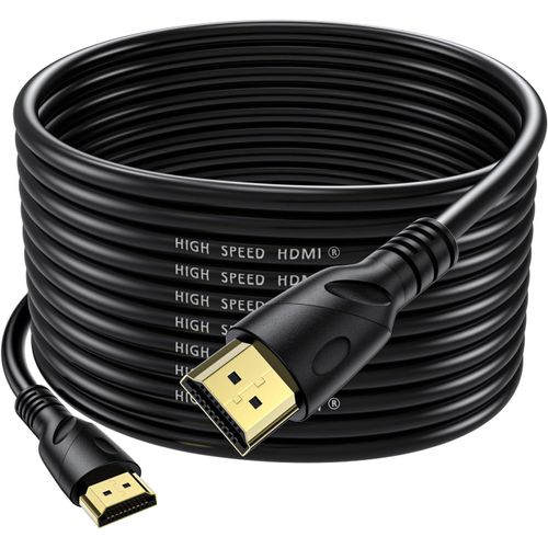 4K câble HDMI 10m(HDMI 2.0,18gbps) ultra rapide plaqué connecteur,retour Audio Ethernet,vidéo 4k@60hz Fullhd1080p 3D compatible HDTV,Blu-Ray,PC,xbox,ordinateur portable,PS3/4/5/9,etc.[W417]