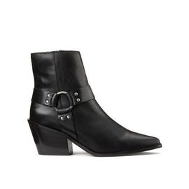 bottines cloutées noires