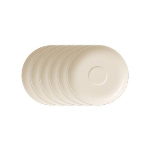 Villeroy & Boch - For Me Sous-Tasse À Expresso 6 Pièces  - Blanc