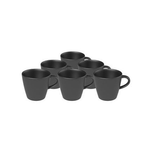 Villeroy & Boch - Manufacture Rock Tasse À Expresso 6 Pièces - Noir
