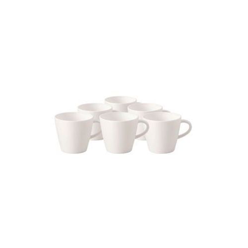 Villeroy & Boch - Manufacture Rock Blanc Tasse À Expresso 6 Pièces  - Blanc