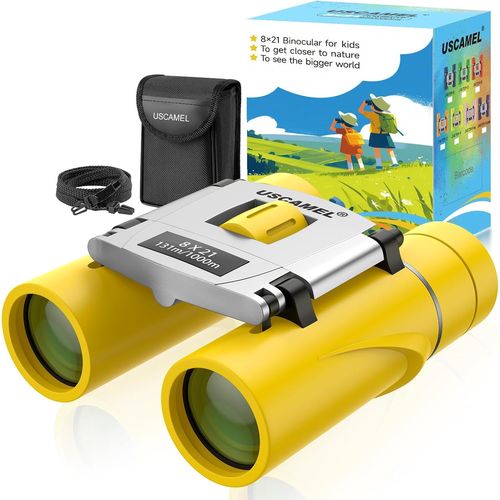 Jumelles Enfant Et Adultes,8x21 Compactes Puissante Jumelles Voyage Jumelles Pour L'observation Des Oiseaux Et Chasse