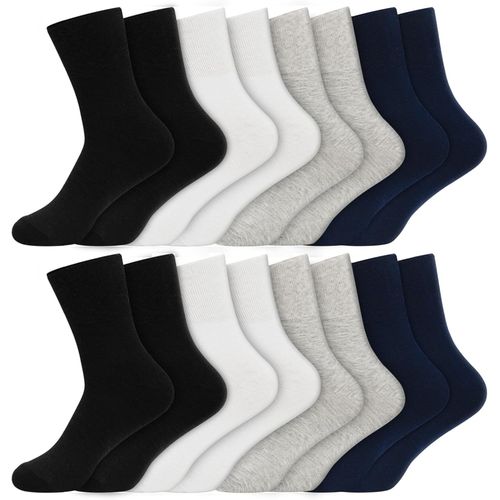 Lot De 8 Paires De Chaussettes Pour Diabétiques Pour Homme 43-46 35-42-Sans Élastique-Sans Coutures Pressantes
