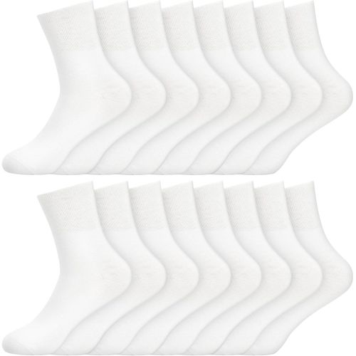 Lot De 8 Paires De Chaussettes Pour Diabétiques Pour Homme 43-46 35-42-Sans Élastique-Sans Coutures Pressantes