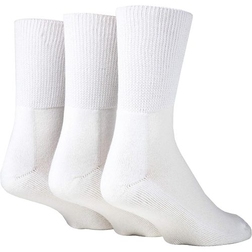 3 Paires Bambou Diabetiques Chaussettes Sans Elastiques