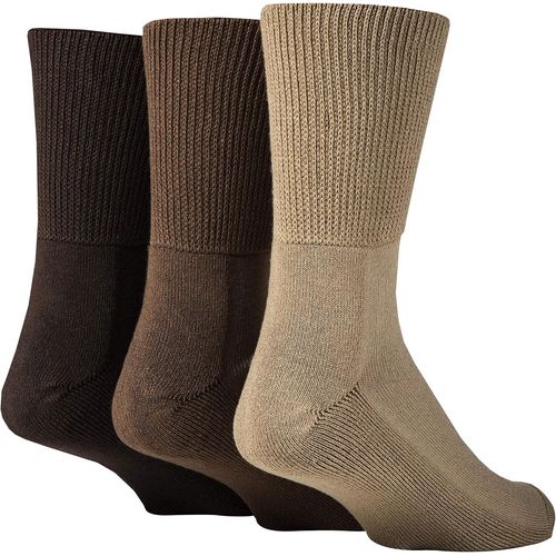 3 Paires Bambou Diabetiques Chaussettes Sans Elastiques