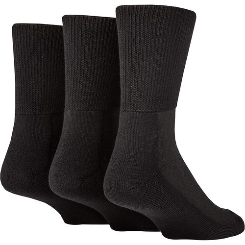 3 Paires Bambou Diabetiques Chaussettes Sans Elastiques