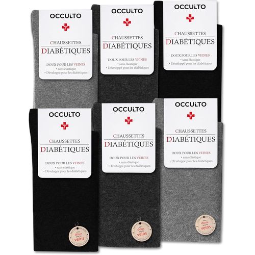 Chaussette Diabetique Homme Lot De 6 (Modèle:Oliver)