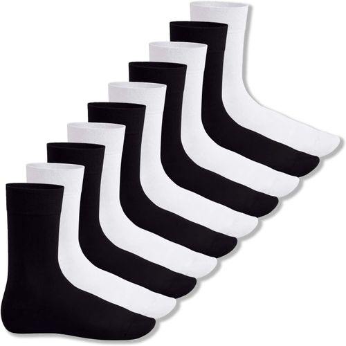 Dames & Hommes :10 Paires De Chaussettes-Chaussettes En Coton