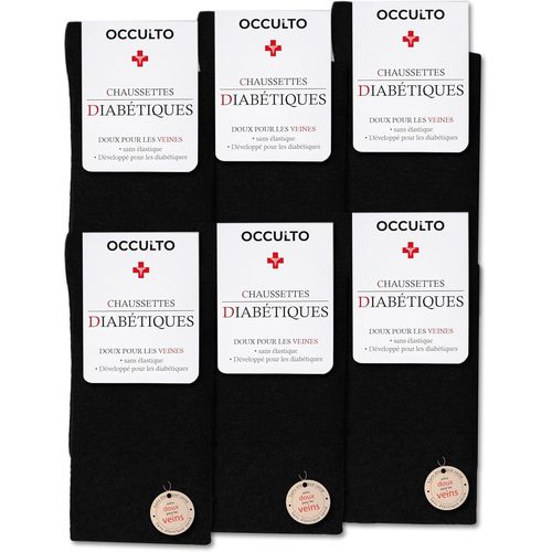Chaussette Diabetique Homme Lot De 6 (Modèle:Oliver)