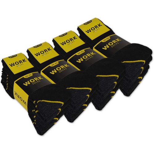 Chaussettes De Travail Homme Work (Lot De 10 Ou 20 Paires)