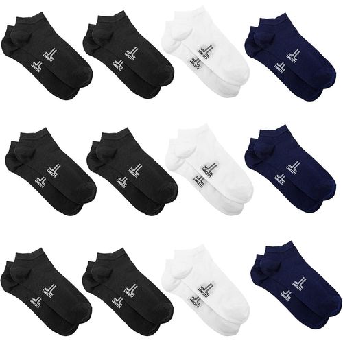 6 Paires De Chaussettes Courtes Socquettes Pour Sneakers En Cotton Fil D'écosse Pour Homme Et Femme