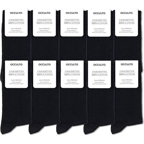 Chaussettes Homme 100% Coton Lot De 10-20 Paires (Modèle:Ingo)