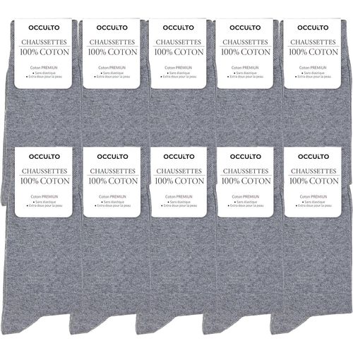 Chaussettes Homme 100% Coton Lot De 10-20 Paires (Modèle:Ingo)