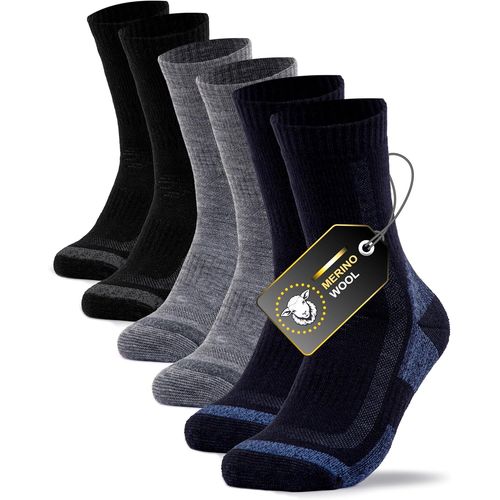 Chaussettes Thermiques Merinos Homme Lot De 3 (Modèle:Erik)