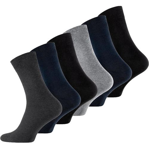 6 Paires De Chaussettes En Bambou Pour Hommes-Chaussettes Confortables Et Respirantes En Véritable Fil De Bambou-Coutures Invisibles,Inodores Et Super Douces-Certifié Oekotex Standard 100