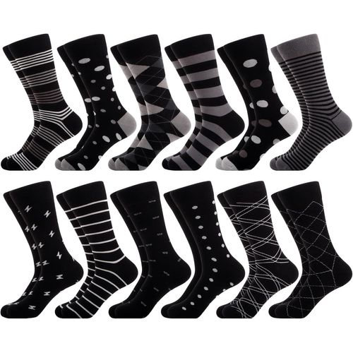 Sans Coutures Chaussettes En Coton Peigné Pour Hommes 12 Paires