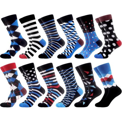 Sans Coutures Chaussettes En Coton Peigné Pour Hommes 12 Paires