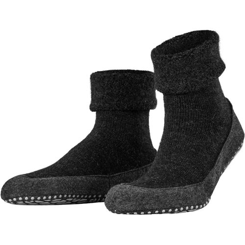 Homme Cosyshoe Chaussons Chaussettes Picots Antidérapants Sur La Semelle Feutre Meilleure Adhérence Épais Chauds Respirants Régulation Climatique Anti-Odeur Laine 1 Paire