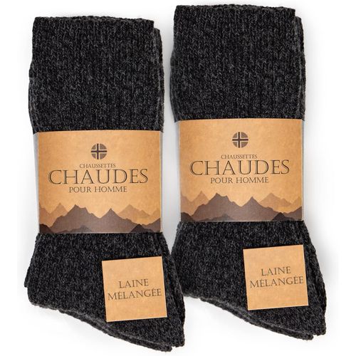 Chaussettes Chaudes Homme 6 Paires (Modèle:Finn)