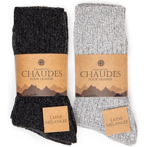 Chaussettes Chaudes Homme 6 Paires (Modèle:Finn)