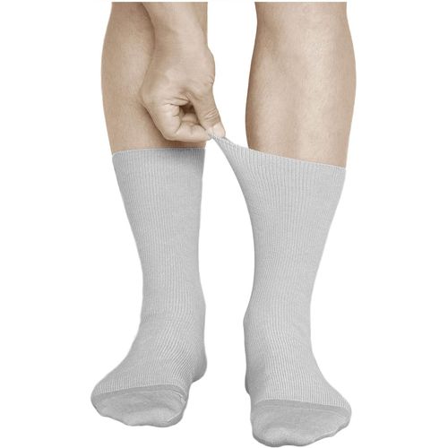 Chaussette Sans Élastique Non Comprimante Homme (3 Paires) 98% Coton Très Doux