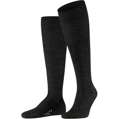 Homme Airport Chaussettes Longues Respirantes Régulation Climatique Anti-Odeur Laine Coton Montantes Fines Unies Élégantes Couture Plate Aux Orteils 1 Paire