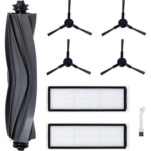 Kit d'accessoires pour Dreame Mova S10 aspirateur robot,1 brosse principale,2 filtres HEPA,4 brosses latérales,1 brosse propre