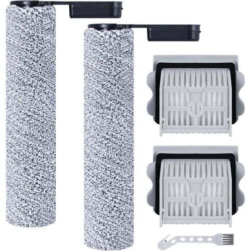 Kit d'accessoires pour aspirateur eau et poussière Roborock Flexi/Flexi Pro avec accessoires de puissance d'aspiration,2 rouleaux de brosse,2 filtres HEPA et 1 brosse de nettoyage