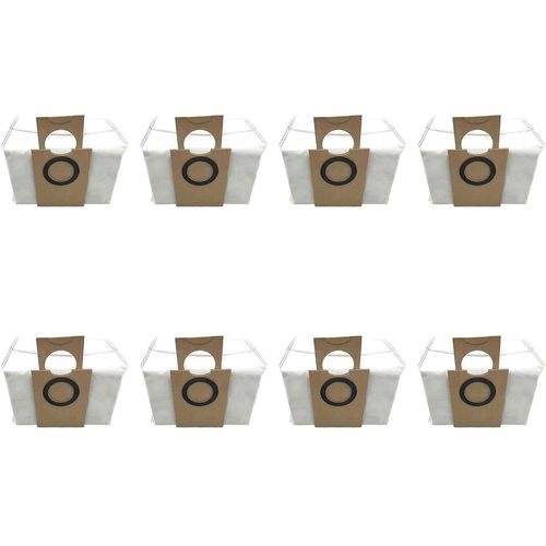 Lot de 8 sacs à poussière de rechange compatibles avec balai VIOMI Alpha 2 Pro