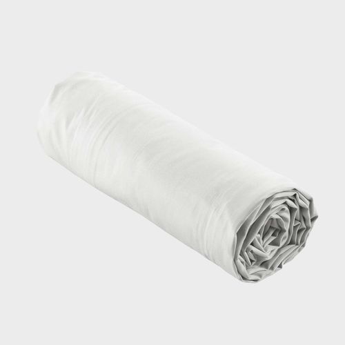 Ershi-Douceur D'intérieur, Drap Housse (160 X 200 Cm) Percaline Blanc, Percale De Coton[179]