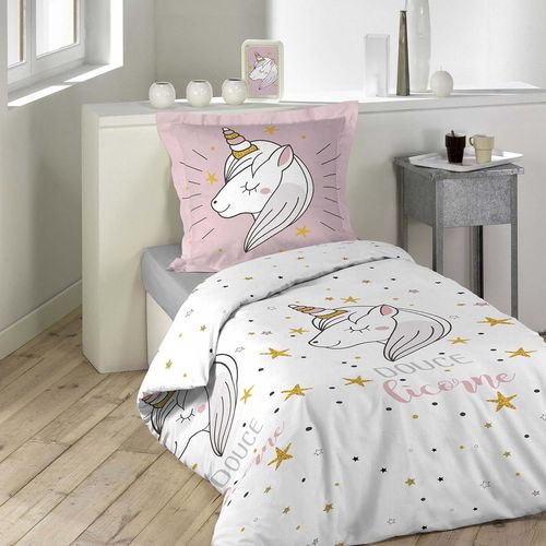 Ershi-Parure 2 Pièces (140 X 200 Cm) Lilirose, 100% Coton[530]