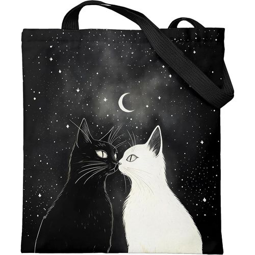 ERSHI-Tote Bag Femme Imperméable - Tote Bag fermeture éclair et poche intérieure - Grand Sac Cabas en tissu avec tissu Oxford inte[4