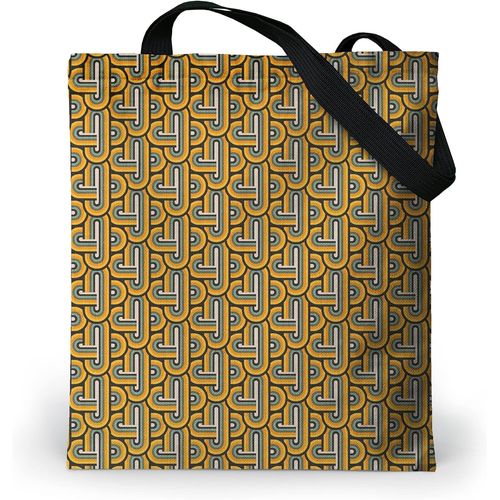ERSHI-Tote Bag Femme Imperméable - Tote Bag fermeture éclair et poche intérieure - Grand Sac Cabas en tissu avec tissu Oxford inte[6