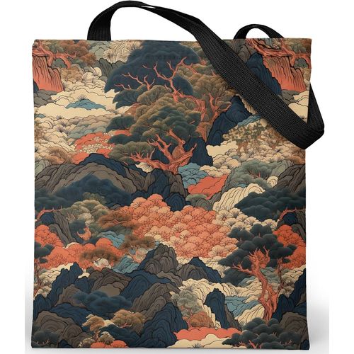 ERSHI-Tote Bag Femme Imperméable - Tote Bag fermeture éclair et poche intérieure - Grand Sac Cabas en tissu avec tissu Oxford inte[7