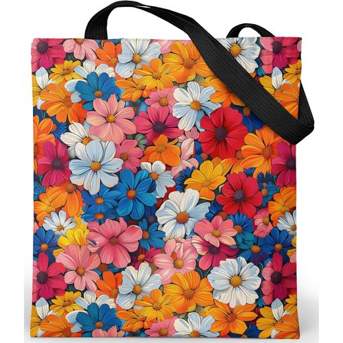 ERSHI-Tote Bag Femme Imperméable - Tote Bag fermeture éclair et poche intérieure - Grand Sac Cabas en tissu avec tissu Oxford inte[6