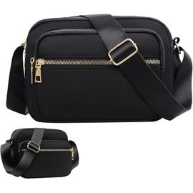 ERSHI-Sacs Bandoulière Femme Nylon Pochette Portefeuille Téléphone Sac à Main Multifonctionnel avec Longue Réglables Bandoulière I[1
