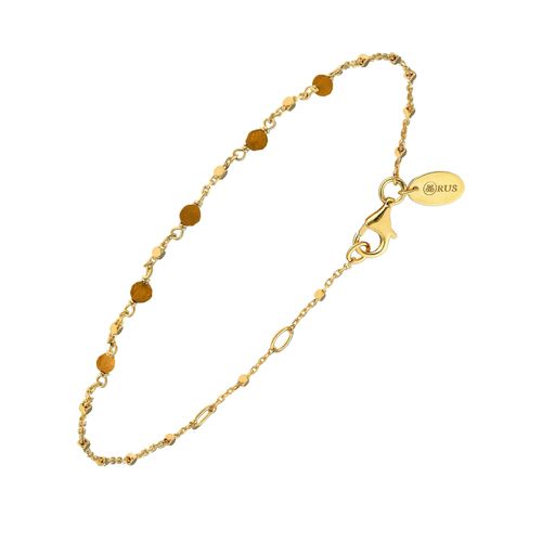 Bracelet Argent Doré Pierres Naturelles ?il Tigre
