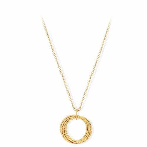 Collier Argent Doré Diana