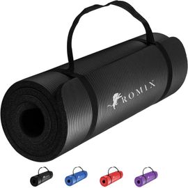 LETNERNY-Tapis Yoga, 10Mm Epais Anti-Dérapant Écologique Gymnastique Yoga Mat Avec