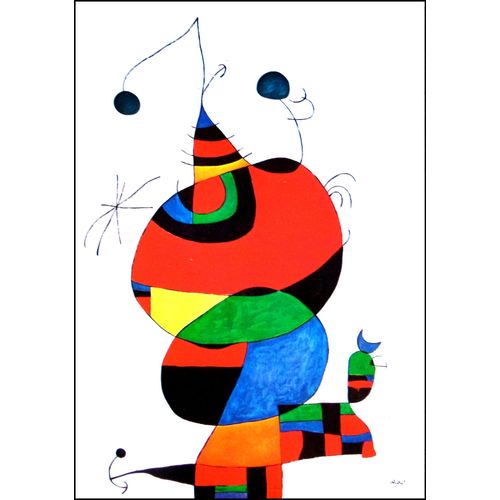 Miro Juan Lot 3 Cartes Postales Tableaux Peinture