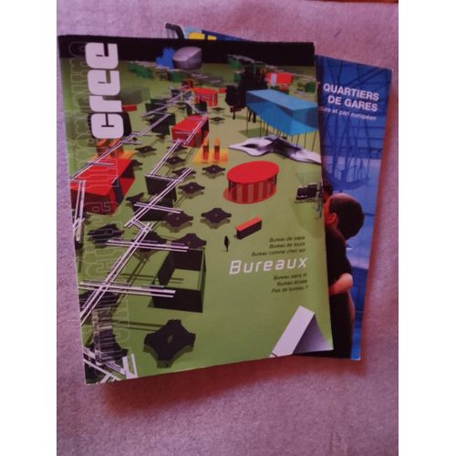 Lot 2 Revues « Architecture Interieure Cree » : Bureaux (N°301) Et Gares Et Quartiers De Gares (Hors Série)