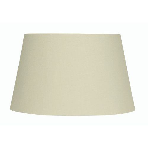Oaks Lighting Abat-Jour Tambour En Coton Crème 20,3cm