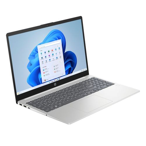 HP Laptop 15-fc0120nf - 15.6" Ryzen 7 5825U 16 Go RAM 512 Go SSD Argent AZERTY
