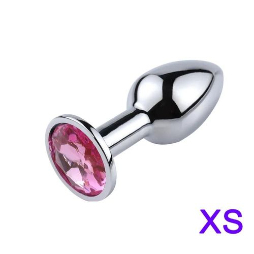 Mini Plug Anal Sexy En Métal Pour Hommes Et Femmes Adultes, Dilatateur Anal, Jouets Amusants, Flirtant, Masturbation Du Jaune D'oeuf, Gay-Pink-Xs