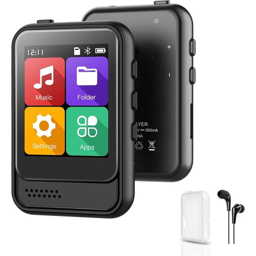 GRAINES CREATIVES BY PWLecteur Mp3 Bluetooth, Lecteur De Musique Portable Avec Mémoire Interne De 16 Go, Support Radio Fm, Enregistrement Vocal, Ebook, Lecteur Mp3 Pour Enfants