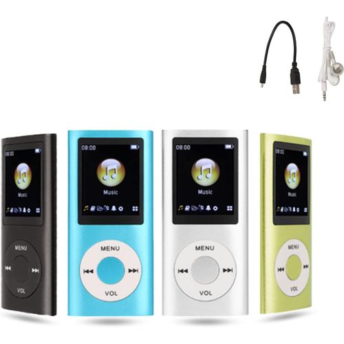 GRAINES CREATIVES BY PWLecteur De Musique Mp3, Lecteur Mp3, Lecteurs Mp3 Portables, Écran Lcd Mince De 1,8 Pouces, Avec Écouteurs, Prend En Charge Mp3, Wma, Flac, Ape, Aac, Ogg Et Acelp, Prend En Cha