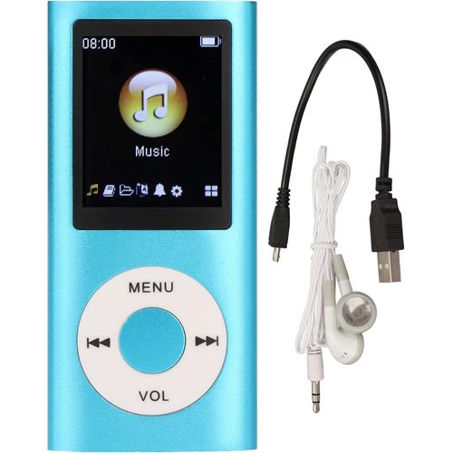 GRAINES CREATIVES BY PWLecteur Mp3 Numérique, Compact Et Portable, Prend En Charge Une Mémoire De Stockage De 64 Go, 8 Heures De Veille, Alliage D'Aluminium, Pour Les Étudiants, Pour Les Cadeaux Pour