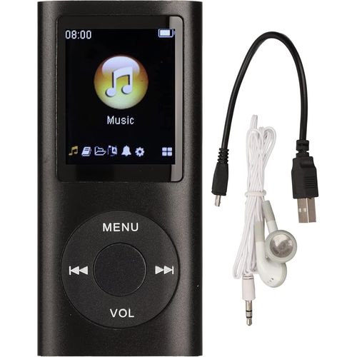 GRAINES CREATIVES BY PWLecteur Mp3 Numérique, Compact Et Portable, Prend En Charge Une Mémoire De Stockage De 64 Go, 8 Heures De Veille, Alliage D'Aluminium, Pour Les Étudiants, Pour Les Cadeaux Pour