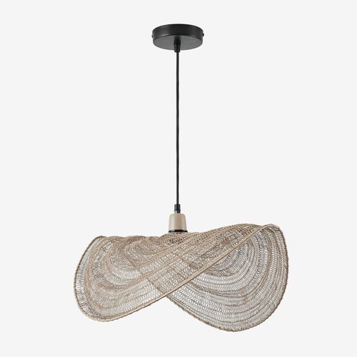 Plafonnier En Fer Garaine Beige Crème